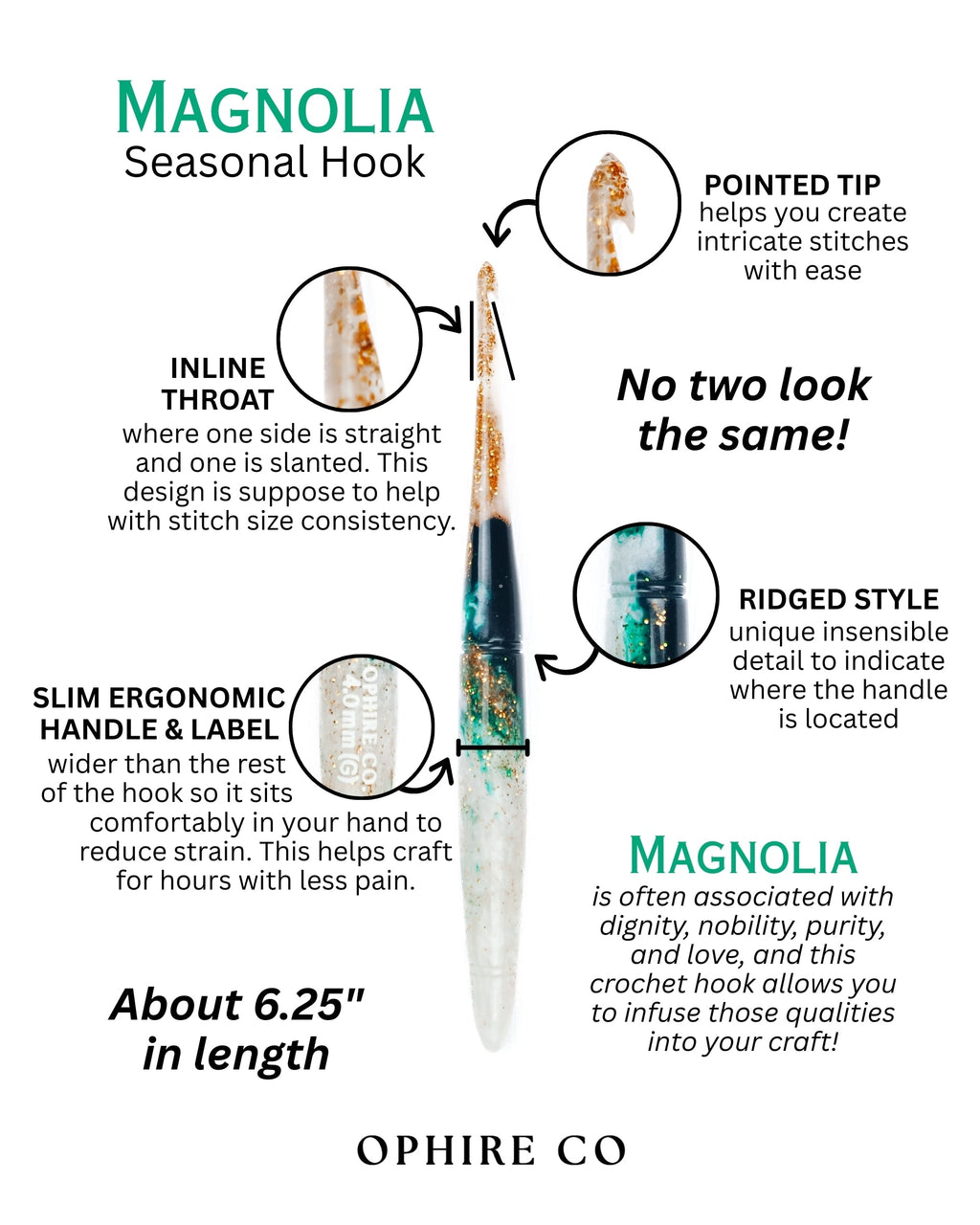 (PREORDER) Magnolia Spring Crochet Hook